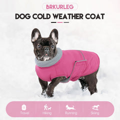 BRKURLEG jacket leash hole enables easy tie-out and secure walking.
