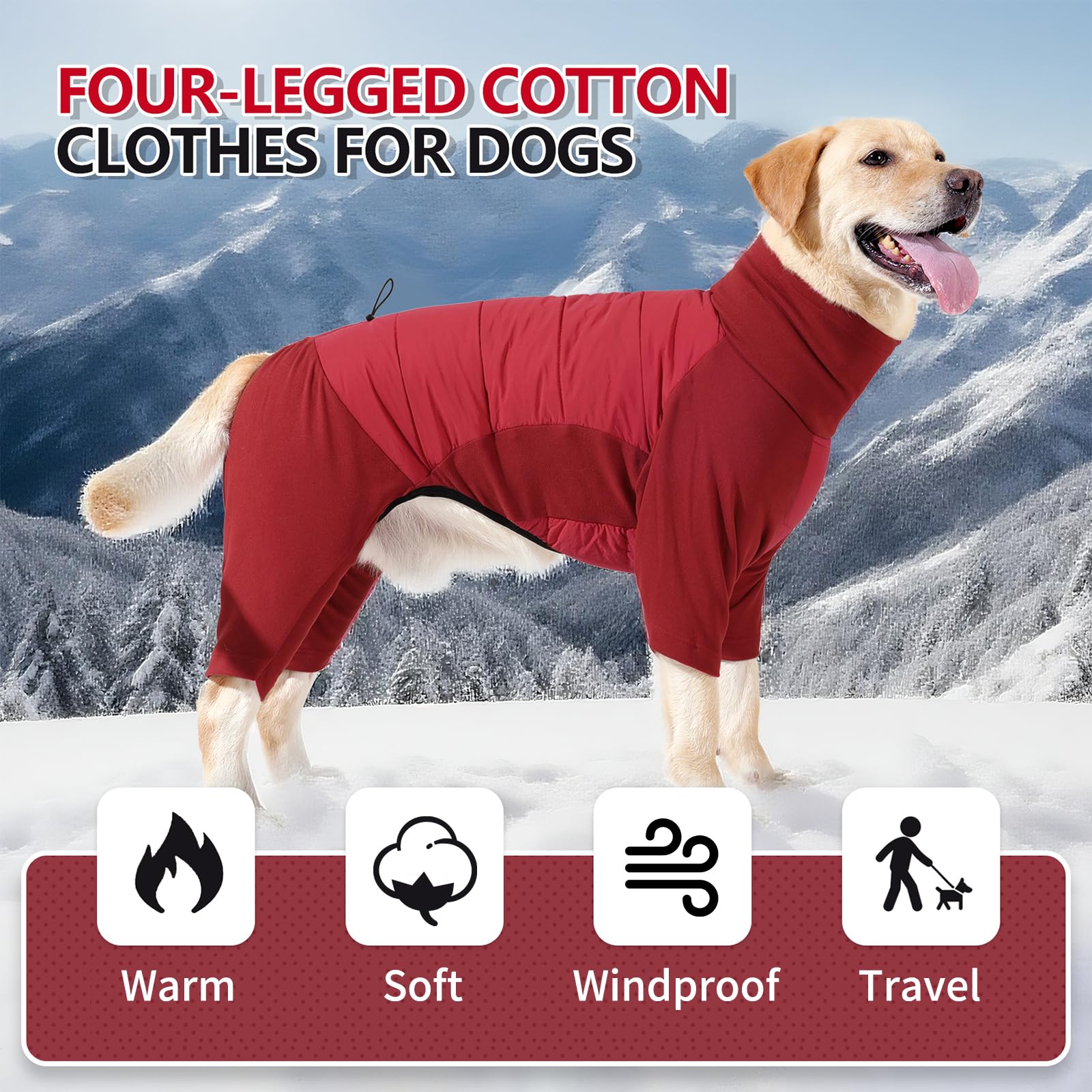 BRKURLEG leash-hole-back feature enables easy leash walks.