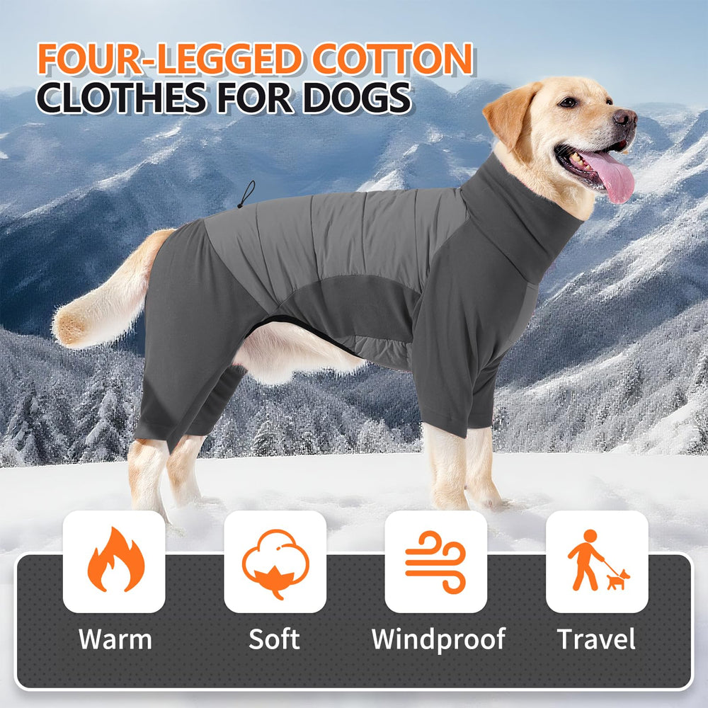 BRKURLEG size-diverse dog coat fits many breeds from small to large.