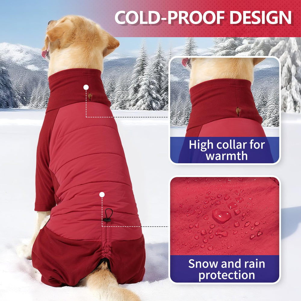 BRKURLEG windproof-snowsuit blocks wind and snow for chilly hikes.