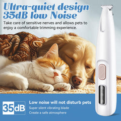 BROCG paw trimmer rounded blade edges for gentle trimming
