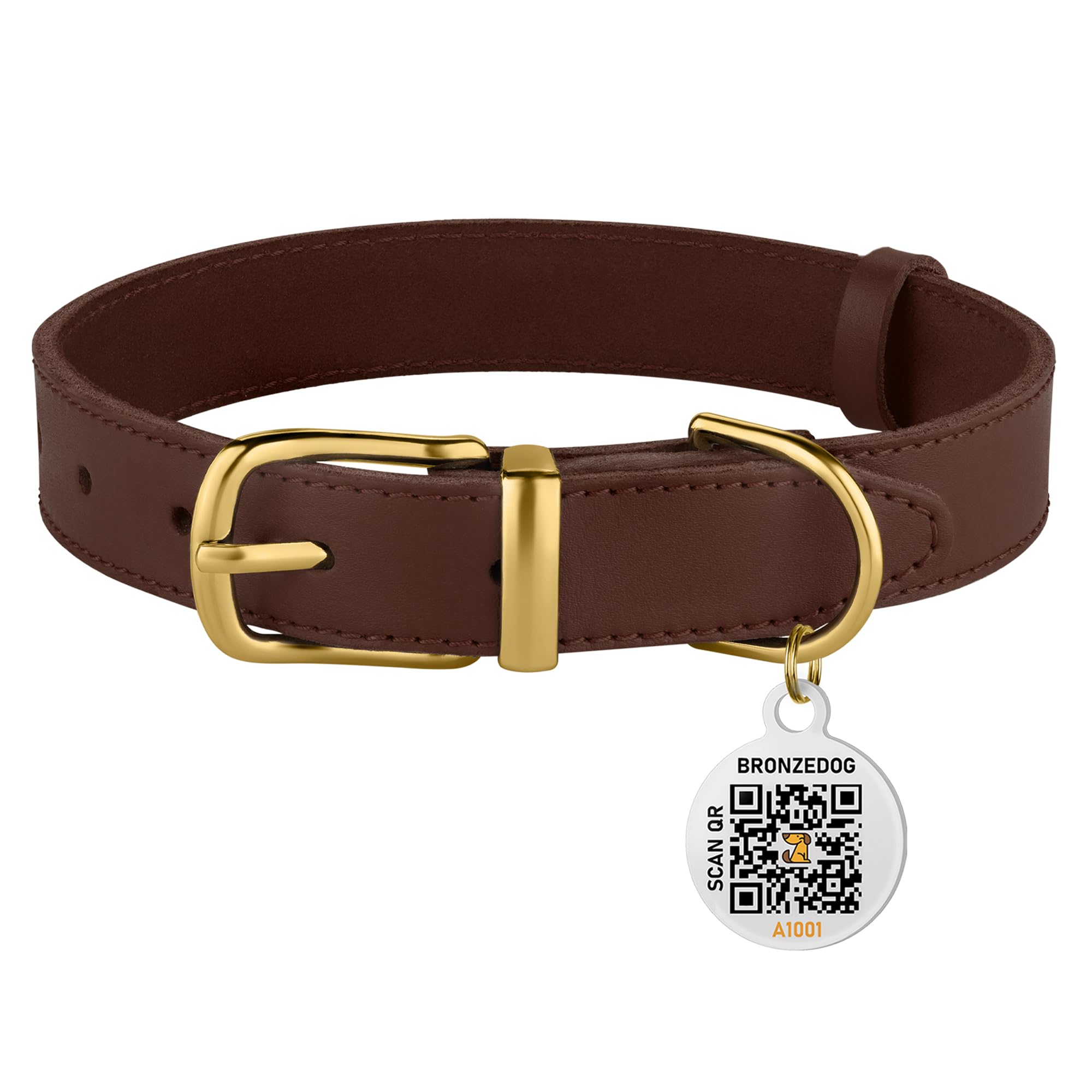BRONZEDOG hunting and travel-ready collar for outdoor outings