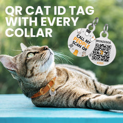 Etiqueta QR BRONZEDOG para compartir datos de tu mascota y facilitar su retorno.