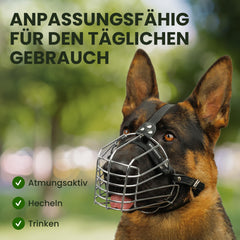 BRONZEDOG ventilated metal basket design promotes airflow and reduces overheating