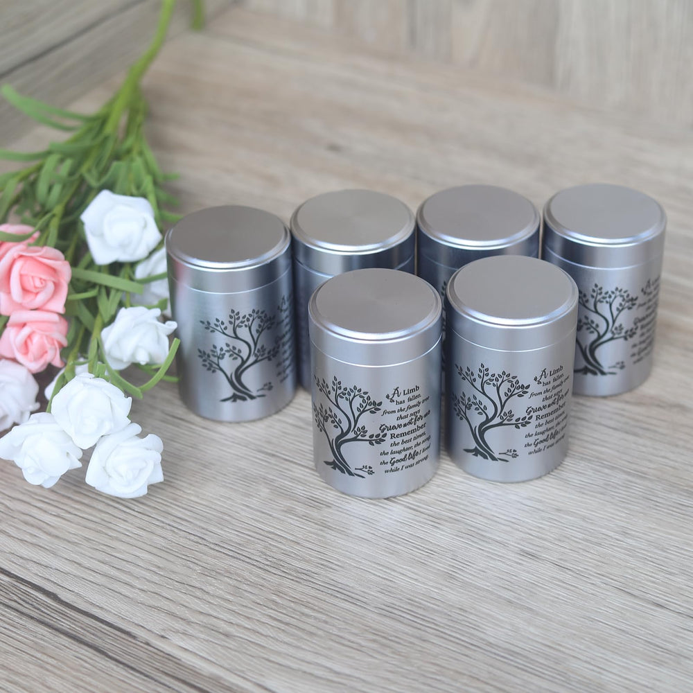 BRUKUSUR portable keepsake urn in hand for on-the-go remembrance
