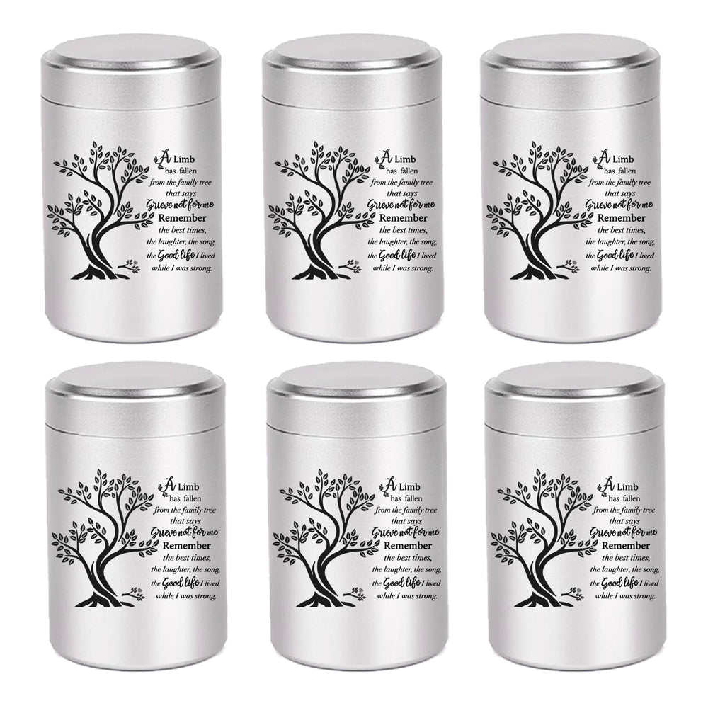 BRUKUSUR small urn tree-of-life front view for cherished memories