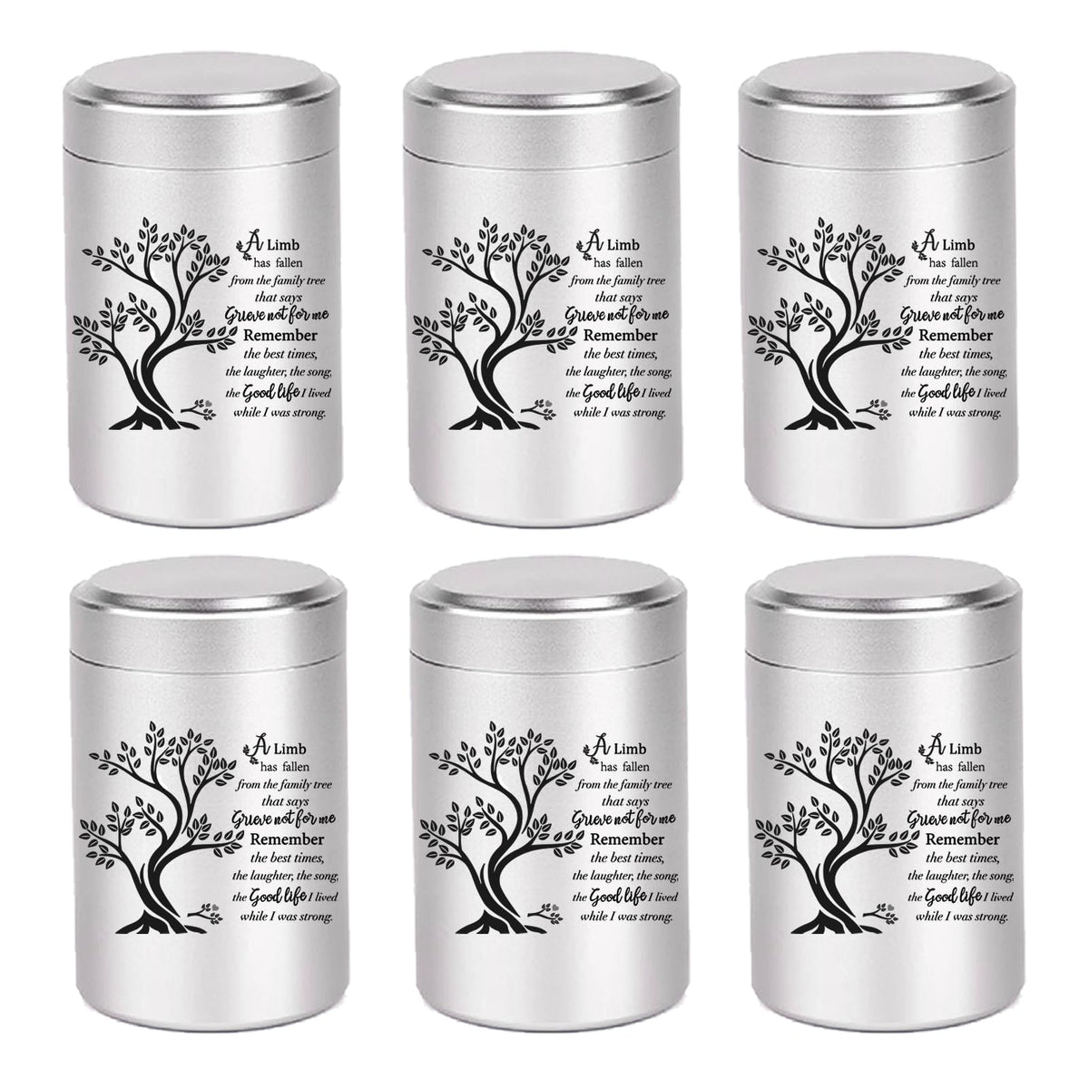 BRUKUSUR small urn tree-of-life front view for cherished memories