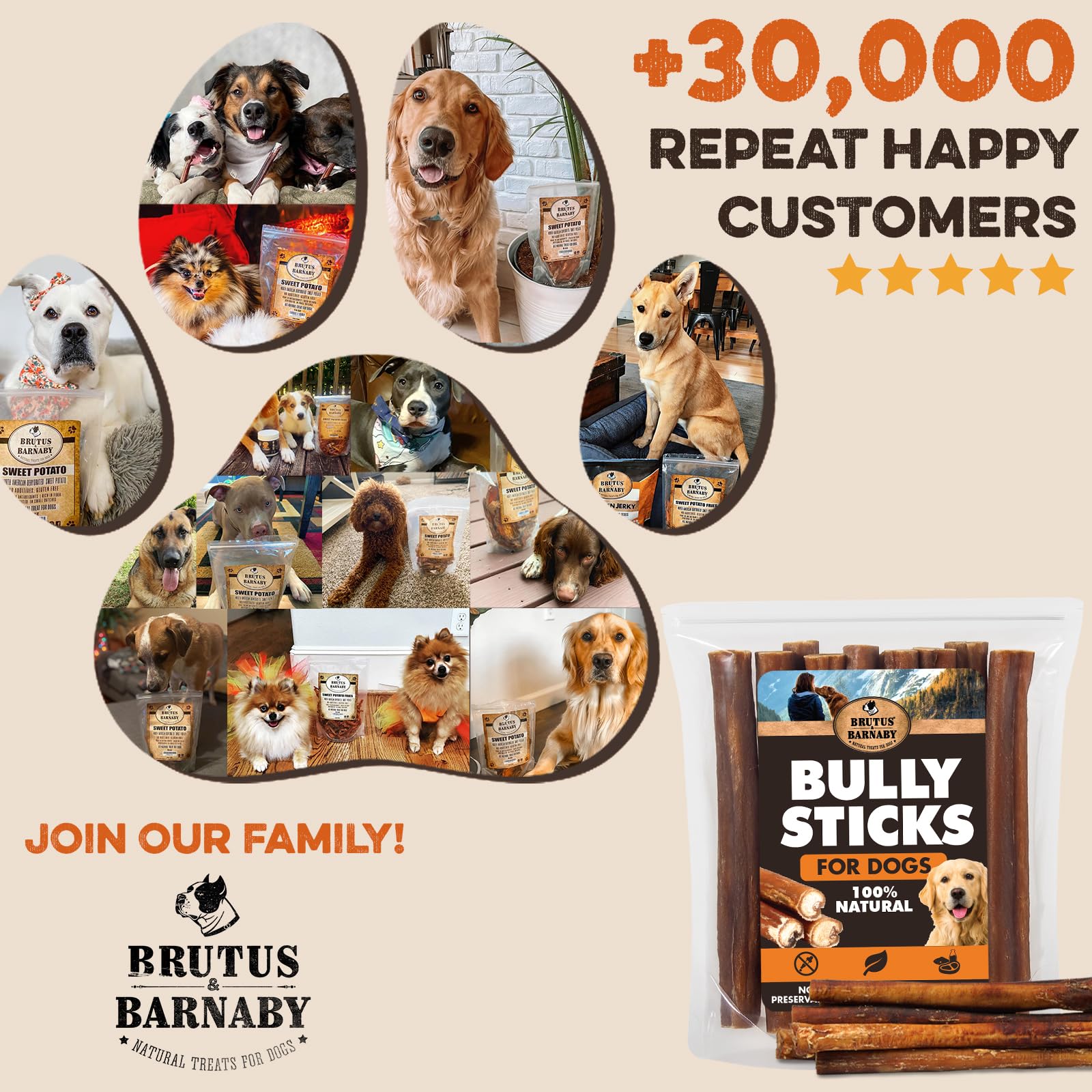 BRUTUS & BARNABY batch-tested chews ensuring consistent safety and flavor for dogs