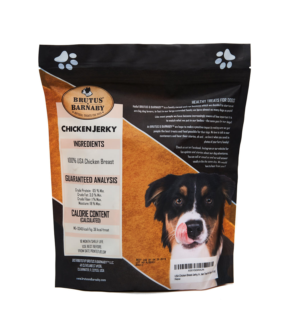 BRUTUS & BARNABY low-fat jerky ideal for sensitive stomachs