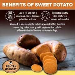 BRUTUS & BARNABY treats with pumpkin and cinnamon for natural fiber and aroma.