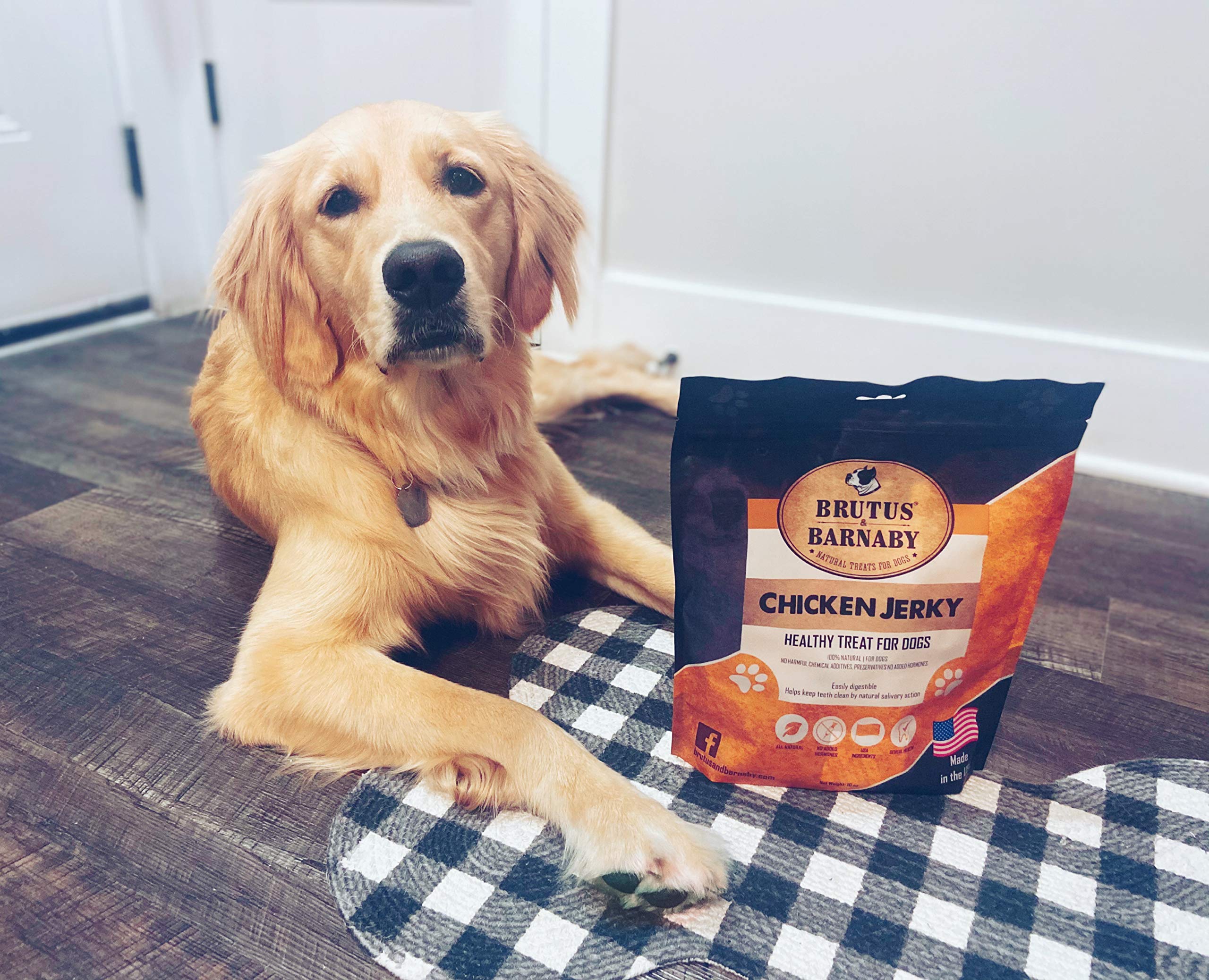 BRUTUS & BARNABY USA chicken tender image underscores domestic sourcing