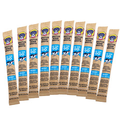 Brutus Bone Broth beef powder serving boosts hydration and flavor for dogs on the go