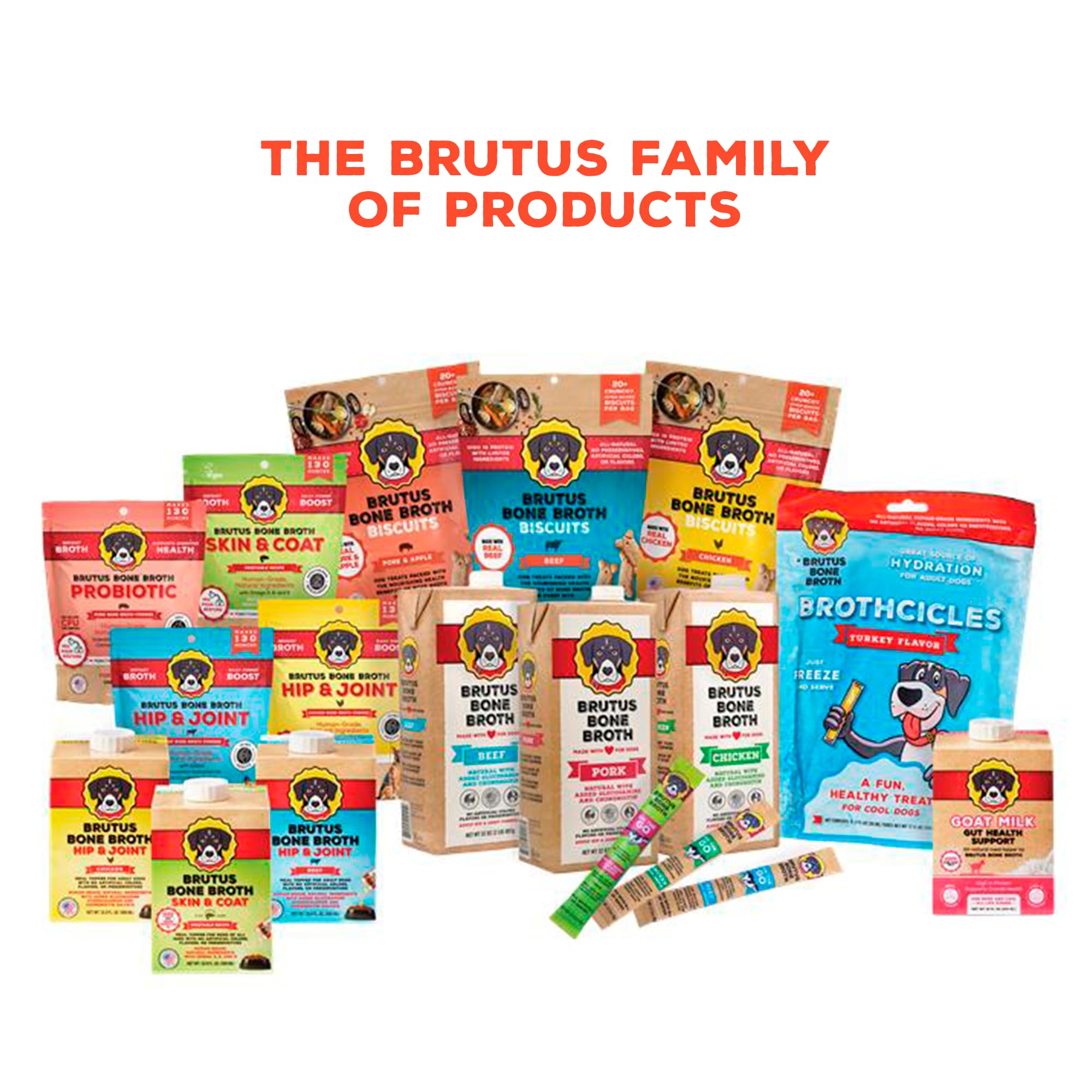 Brutus Serving a dog meal with broth topper suggests easy feeding option.