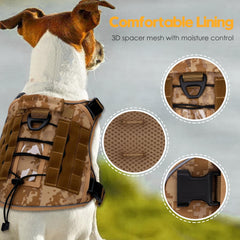 Bruvoalon back-clip harness showing no-pull control feature