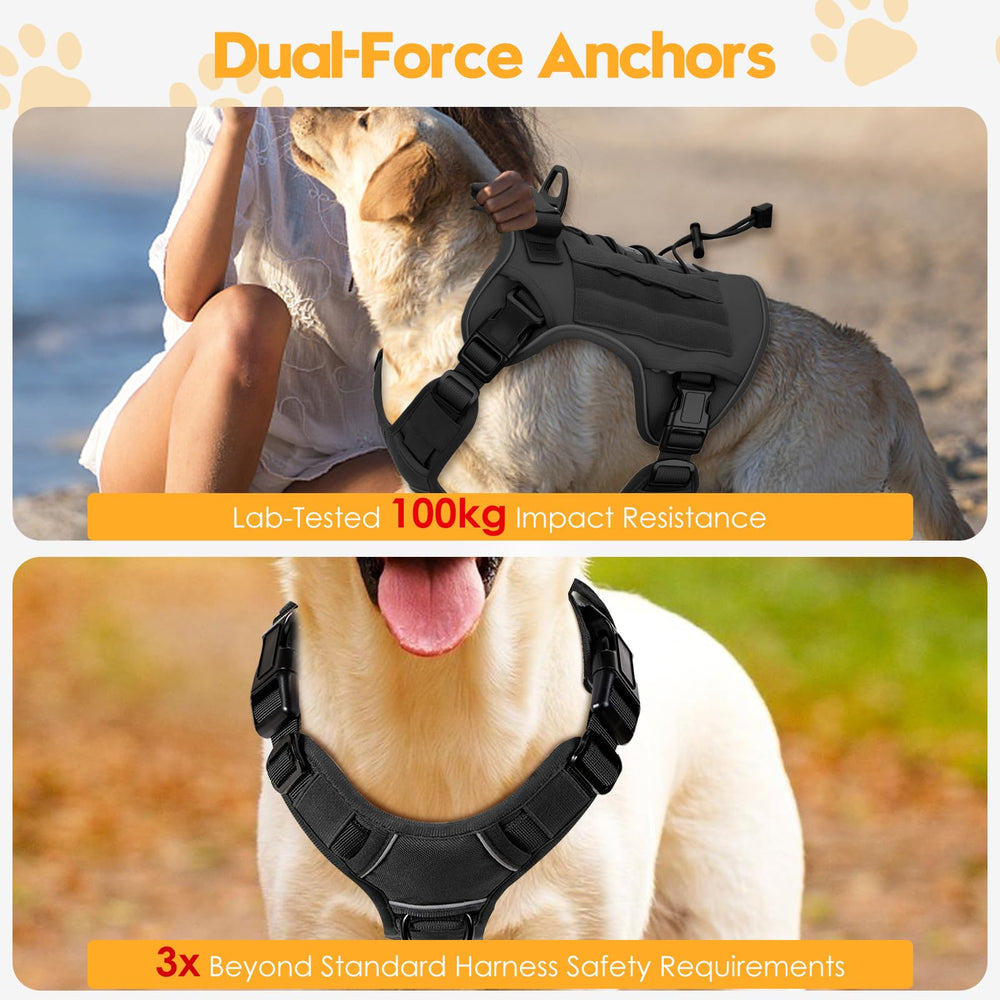 Bruvoalon reflective trim increases visibility on nighttime walks for safety.
