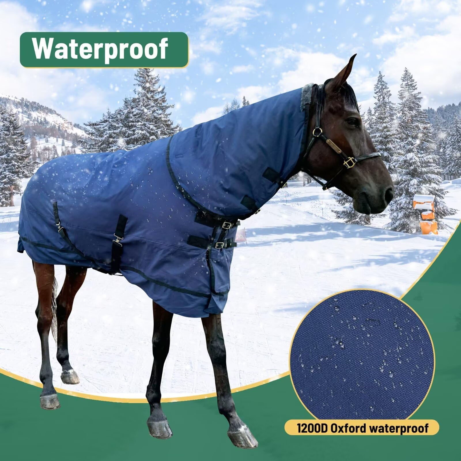 Brvoyep detachable neck cover navy shows adaptable warmth and easy adjustment.