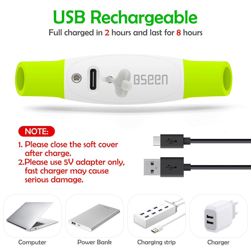 BSEEN collar LED: ajuste recortable de 70 cm para un ajuste perfecto.