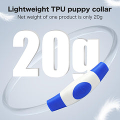 BSEEN light up dog collar side view showing dual-end LEDs