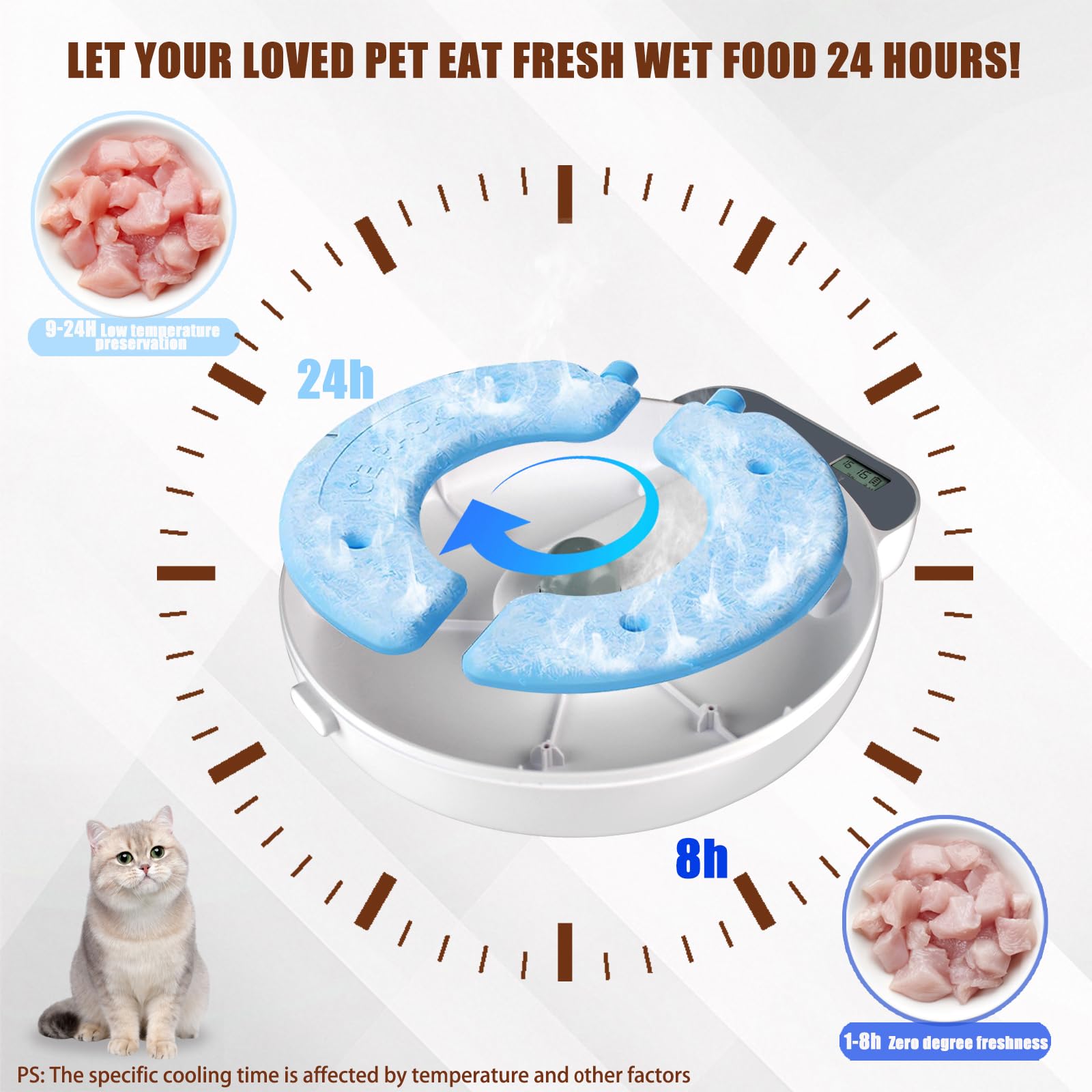 Bsemax feeder top opening for quick meal loading
