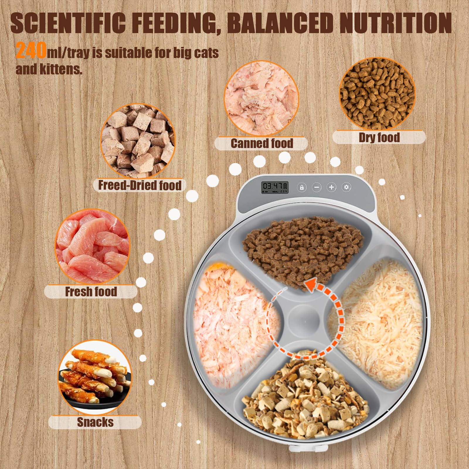 Bsemax refrigerated container keeps wet food cool and tasty during the day.