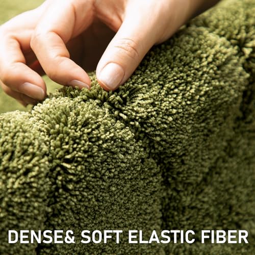BSICPRO dog mat absorbs moisture close-up showing plush microfiber pile