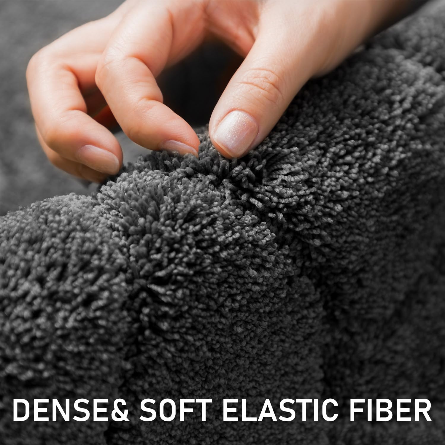 BSICPRO non-slip bottom keeps the mat secure on tile and wood floors.