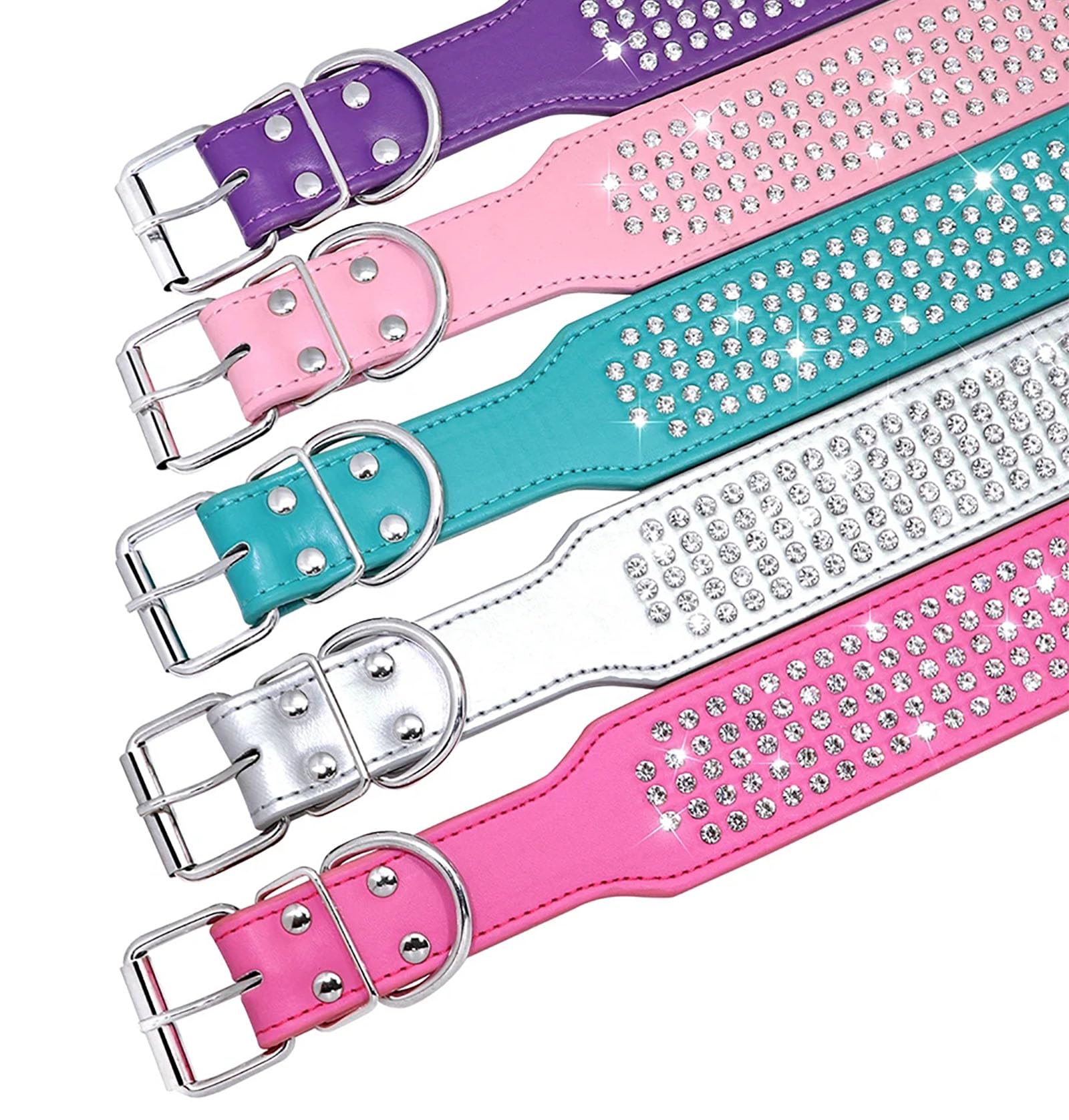 BTDCFY PU leather dog collar emphasizes soft, skin-friendly comfort and durability