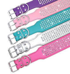 BTDCFY PU leather dog collar emphasizes soft, skin-friendly comfort and durability