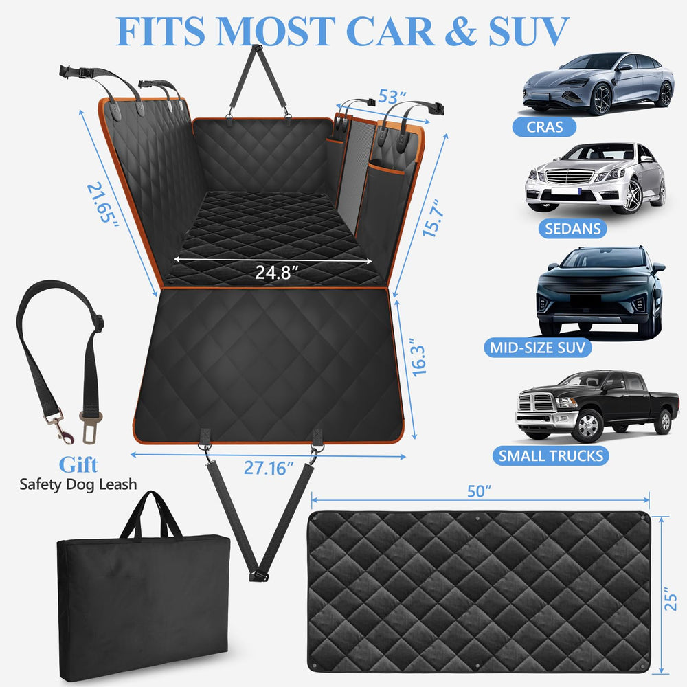 Btefd waterproof double-layer design prevents leaks and keeps interiors cleaner.