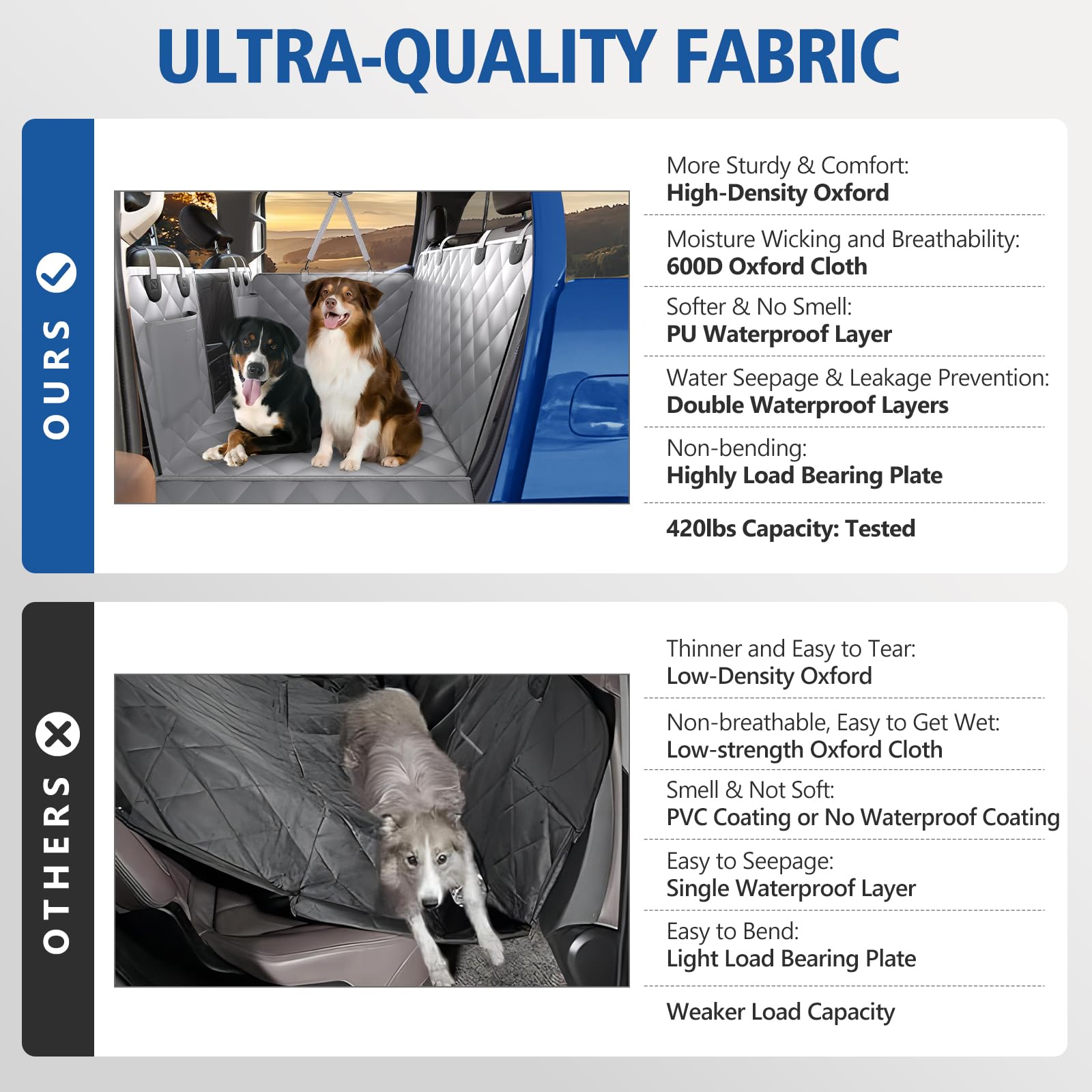 Btefd XL foldable design with viewable window reduces dog anxiety