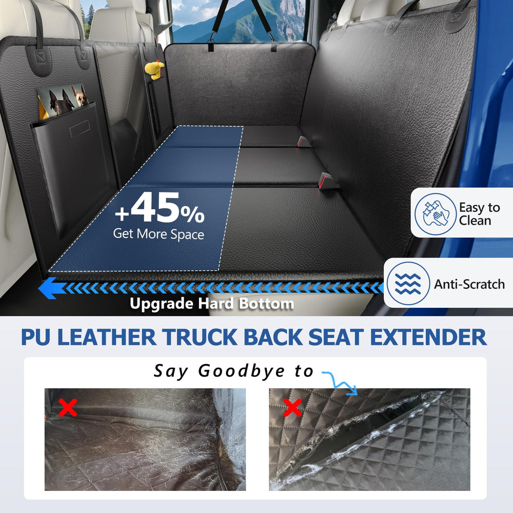Btefd XL dog stretched across the extended seat highlights comfort and natural lounging.