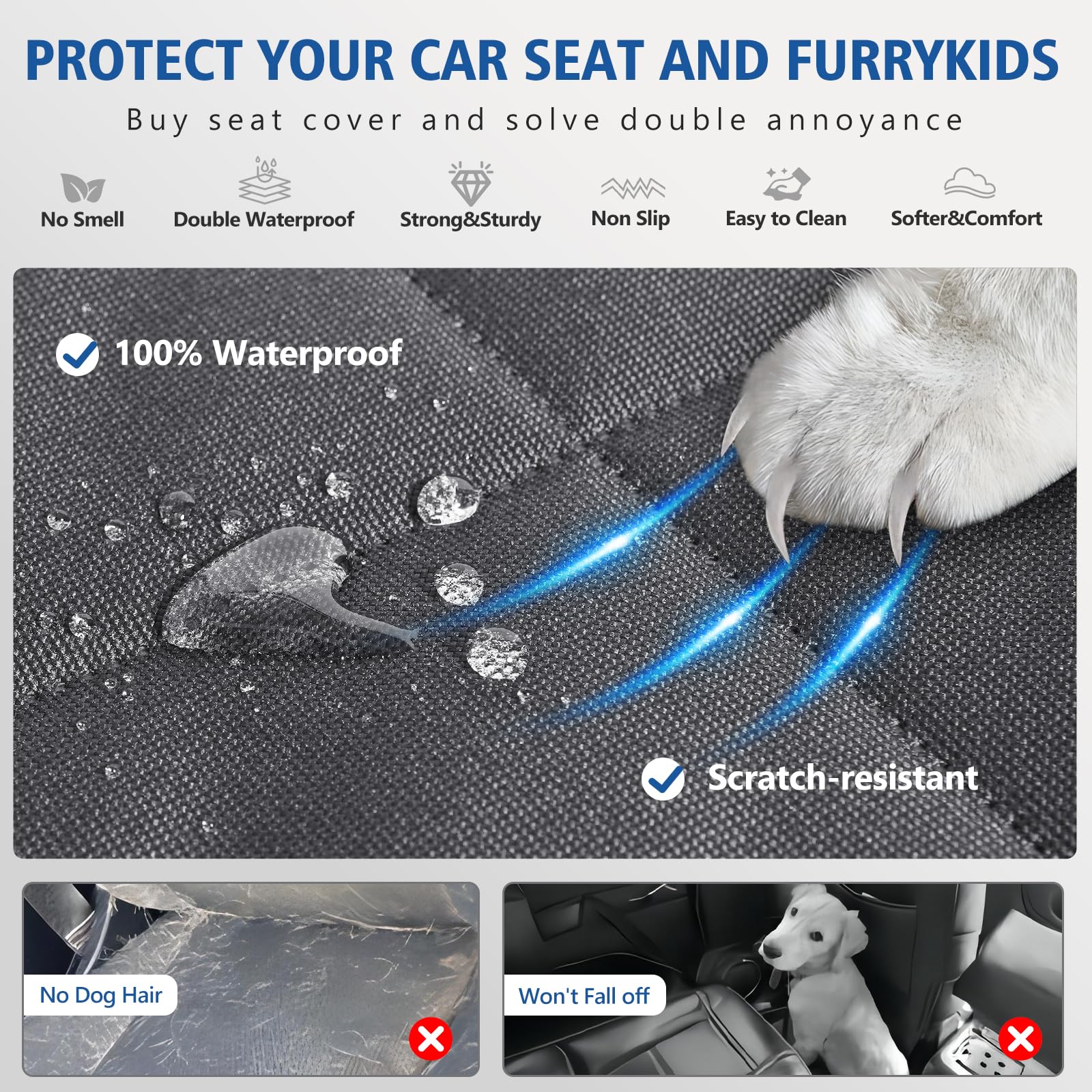 Btefd XL waterproof layer demonstrates double protection against spills