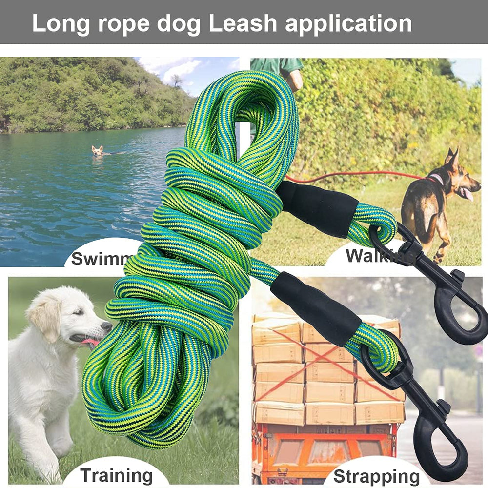 BTINESFUL training-use rope demonstrates versatile, long-range tether for practice sessions.