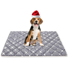 Bubble Bear Dog Crate Mat ultra-soft fabric close-up for cozy naps