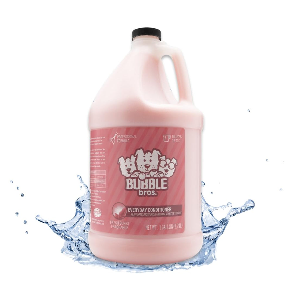 Bubble Bros Everyday Conditioner bottle showing gentle coat conditioning for dogs