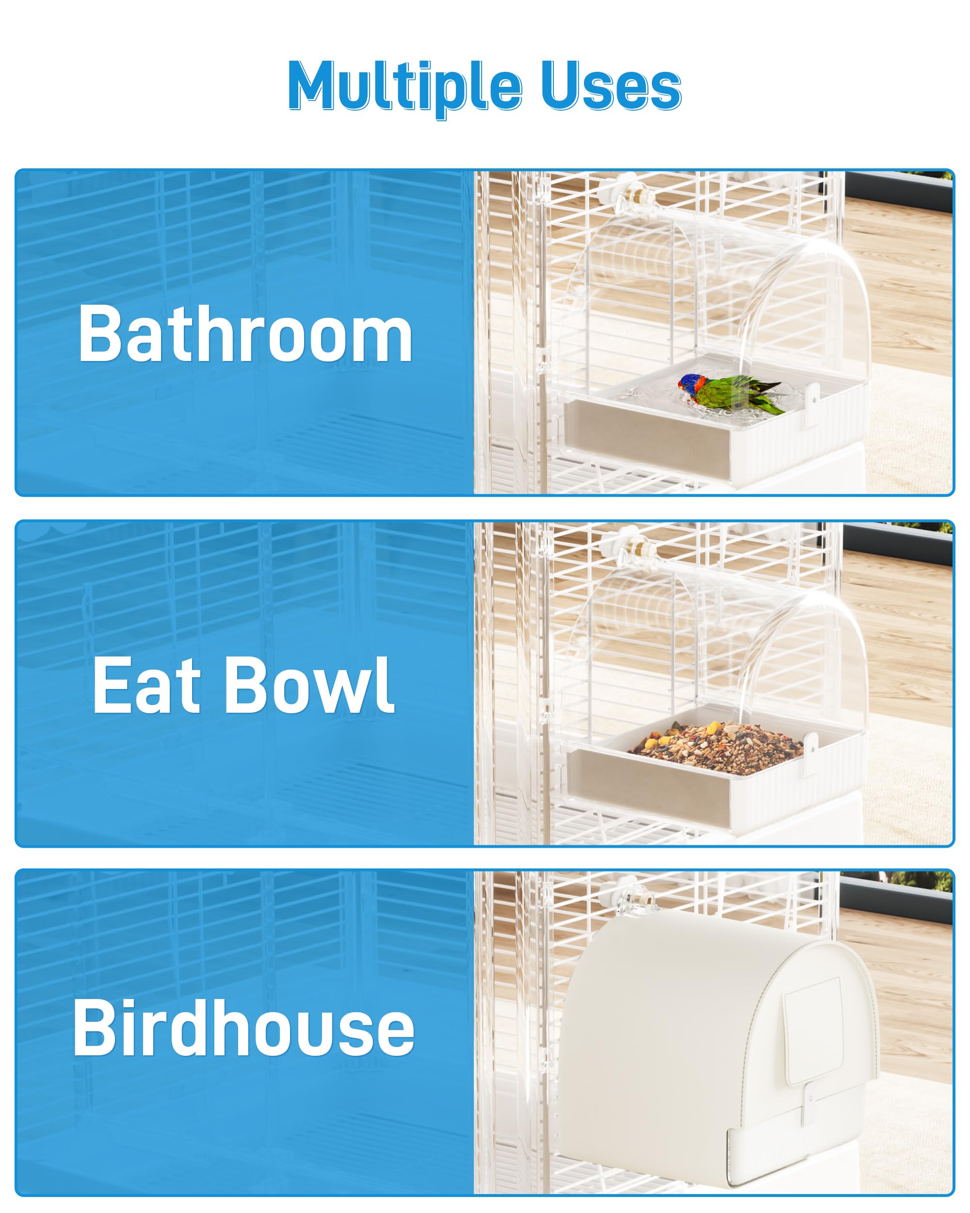 BUCATSTATE cage-compatible-bath fits cages with 2.2mm cages for quick, compatible setup.