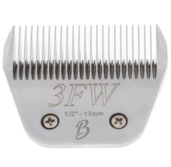 Bucchelli detachable A-series 3-wide blade on clipper enables precise dog grooming cuts