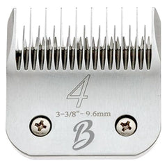 Bucchelli A-Series 4-blade skip-tooth closeup for precise 9.6mm undercoat cuts.