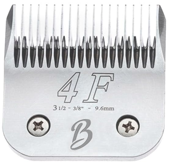 Bucchelli 4F blade front view highlighting quick-detach design for efficient grooming sessions.
