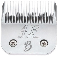 Bucchelli 4F blade front view highlighting quick-detach design for efficient grooming sessions.