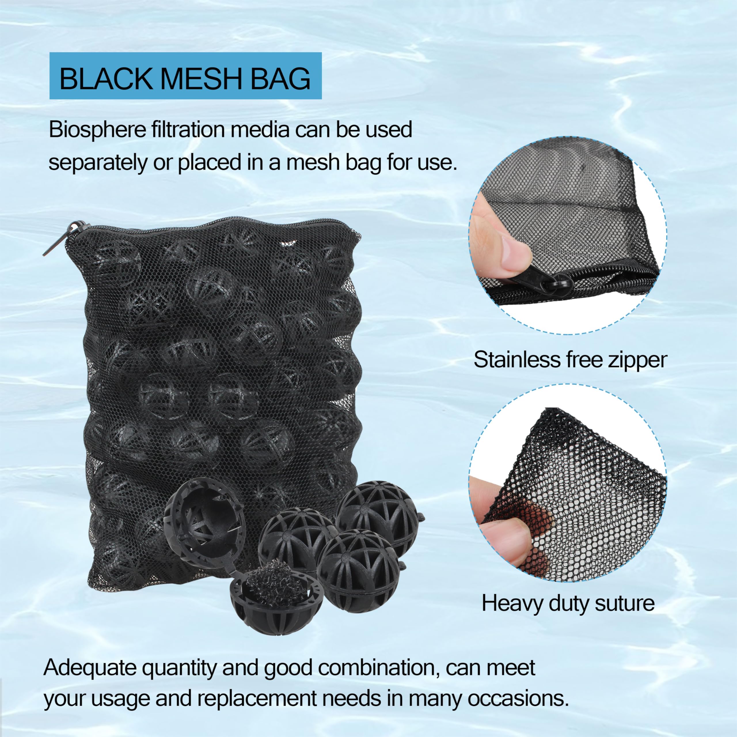 Buccilly bio balls multi-layer structure with high surface area for improved water treatment