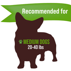 Buck Bone Organics elk antler medium dog chew package shows USA-sourced natural antler