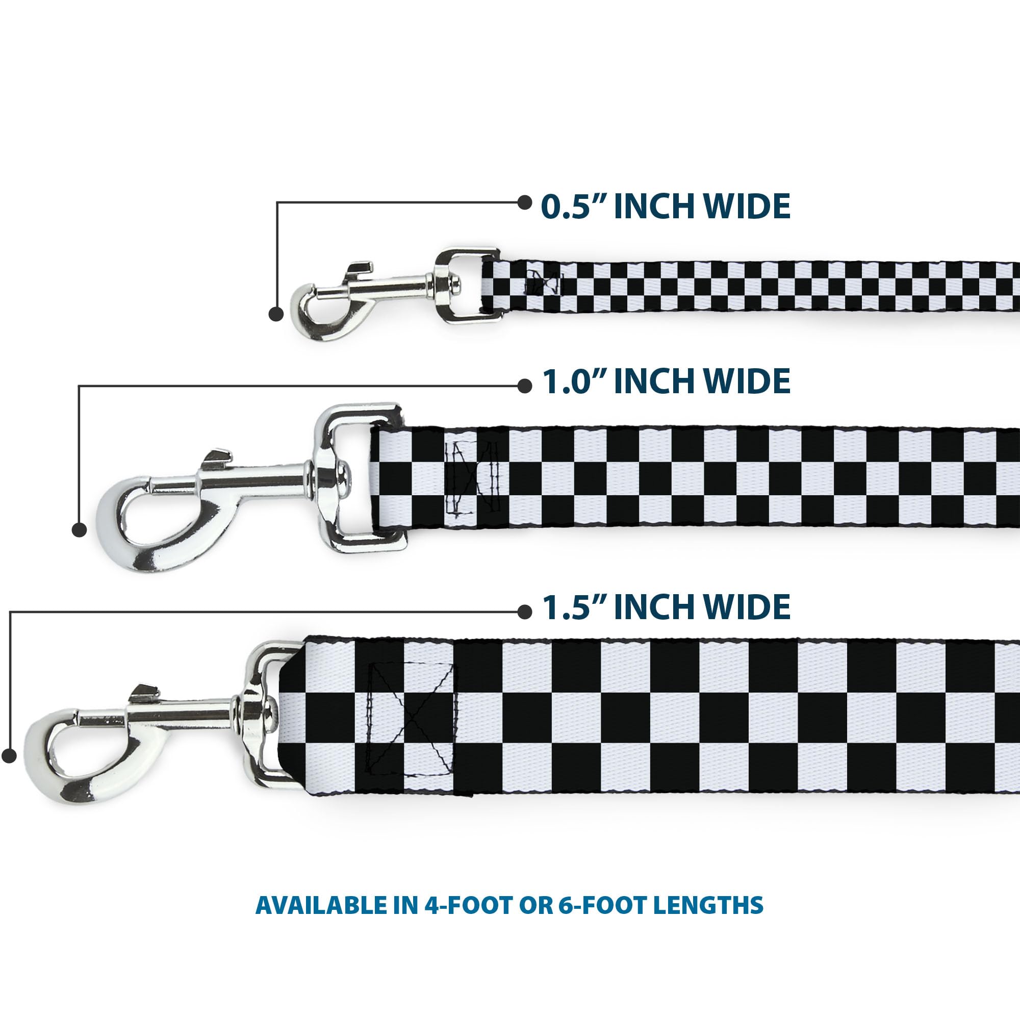 Buckle-Down checker-pattern closeup highlights vibrant print and quality craftsmanship.