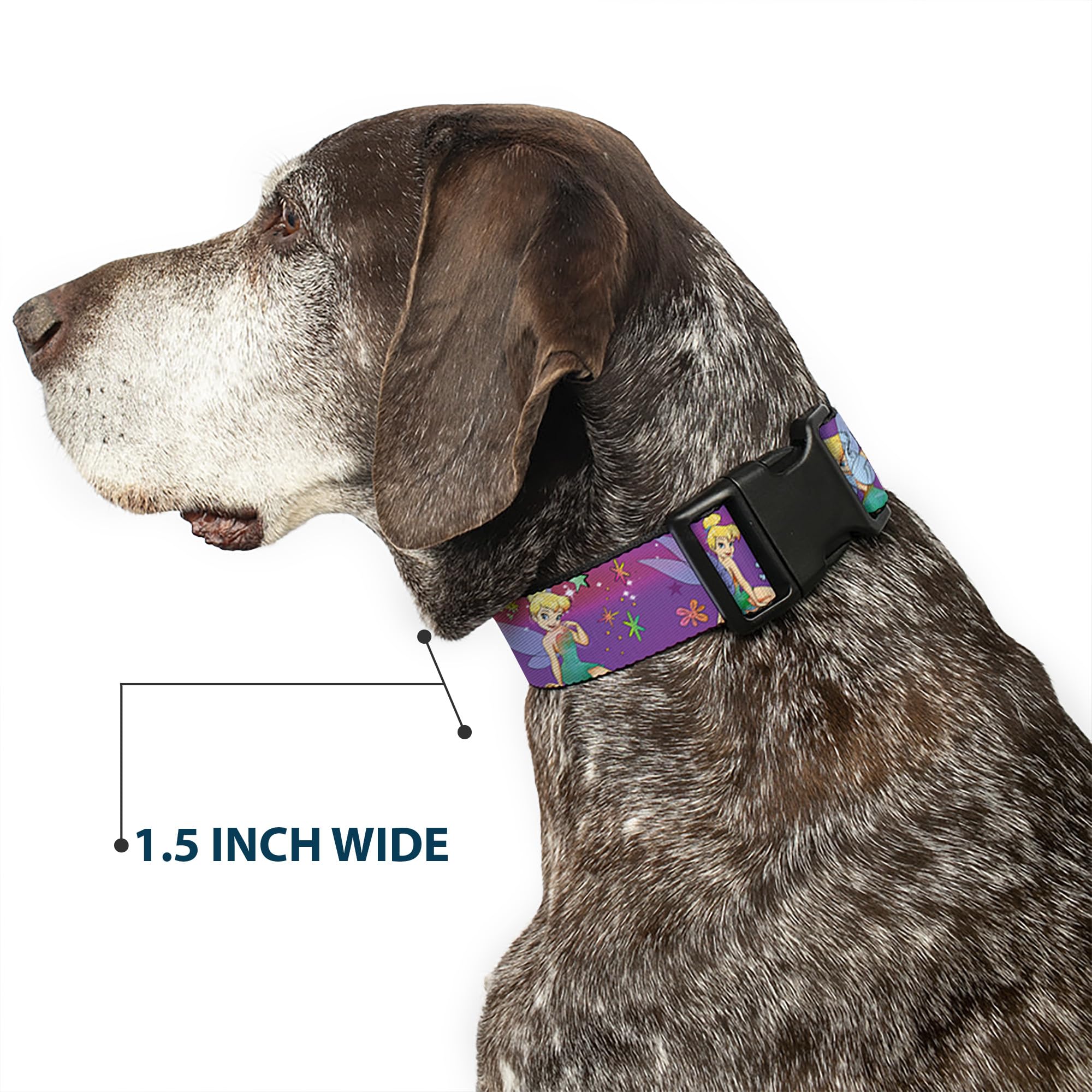 Buckle-Down Disney-licensed collar delivers official character styling.