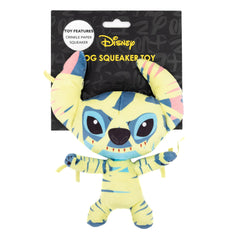 Buckle-Down Disney squeaky plush dog toy textured felt surface for durable chew sessions.