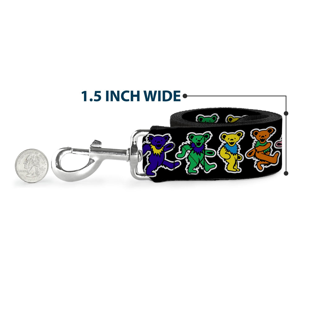 Buckle-Down dog leash Dancing Bears pairs with a matching collar option for coordinated gear.