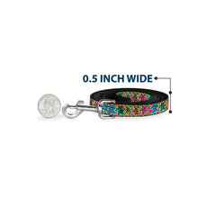 Buckle-Down Grateful Dead leash print stays vibrant over years.