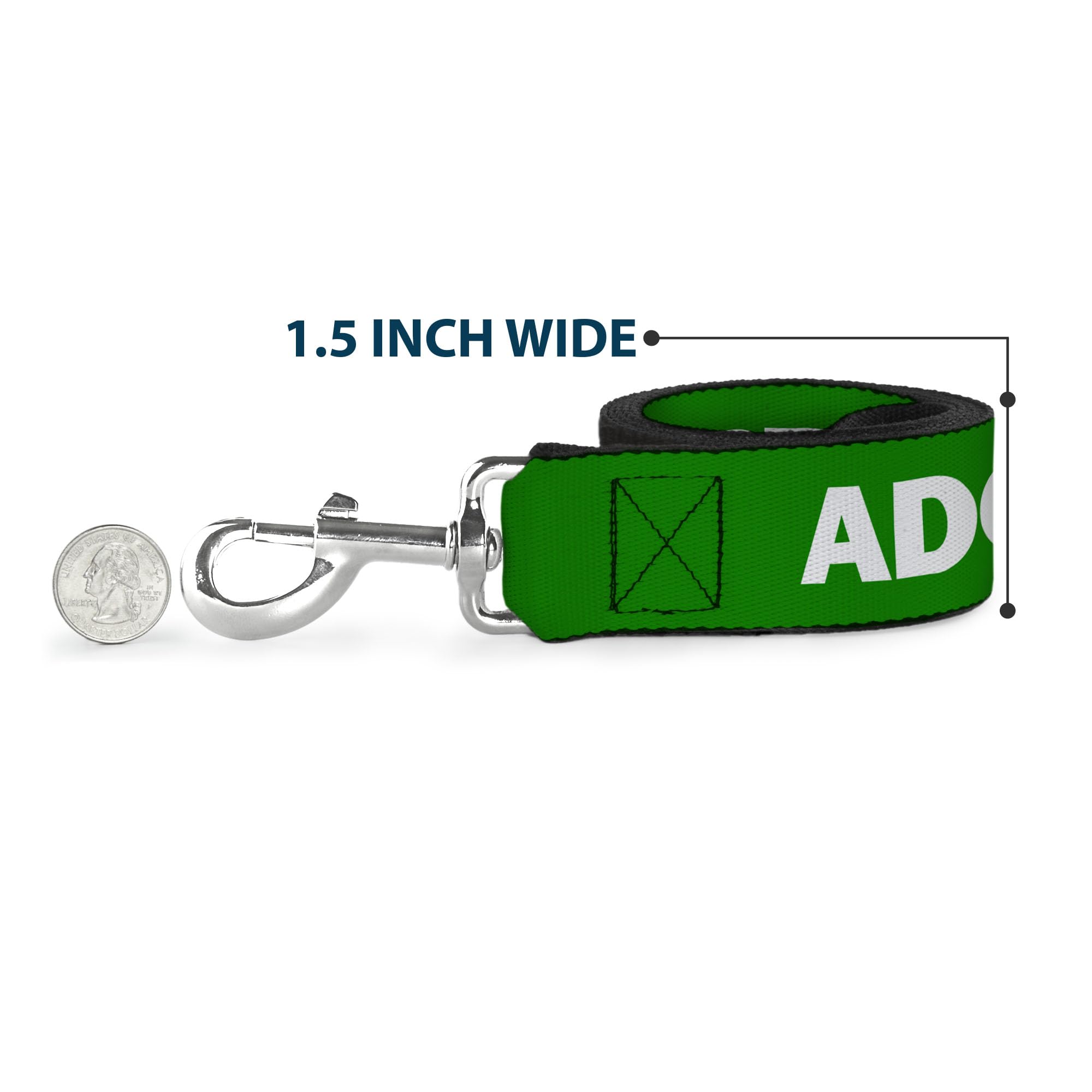 Buckle-Down leash-USA-made-quality-print highlights craftsmanship
