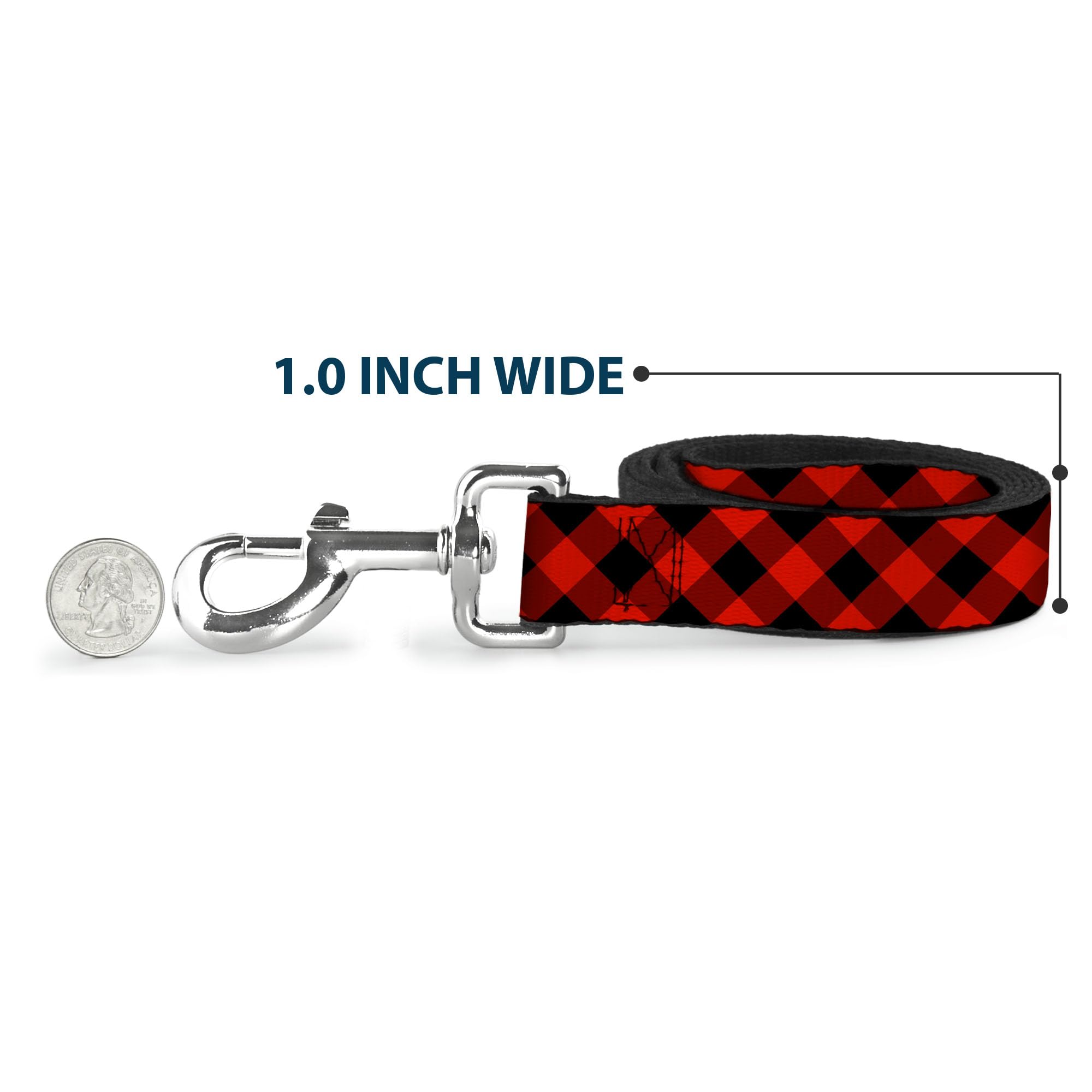 Made-in-USA Buckle-Down tag close-up highlighting quality branding