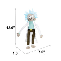 Buckle-Down Rick and Morty licensed character plush for durable play.